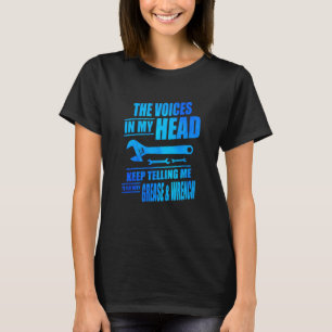 T-shirt Le Mécanicien des voix dans ma tête Réparation aut