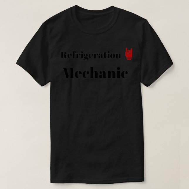 T-shirt Le mécanisme de réfrigération (Design devant)