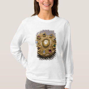 T-shirt Le médaillon de Kolt, or a placé avec des perles