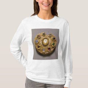 T-shirt Le médaillon de Kolt, or a placé avec des perles