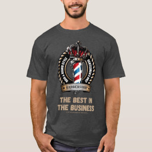 T-shirt Le meilleur barbier dans l'entreprise