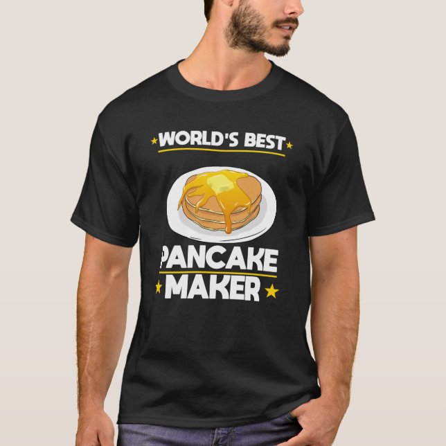 T-shirt Le meilleur chanteur de crêpes du monde (Devant)