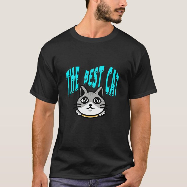 T-shirt Le meilleur chat (Devant)