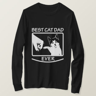 T-shirt Le Meilleur Chat Papa Jamais - Une Chemise À Couch