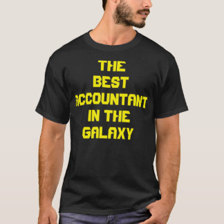 T-shirt Le Meilleur Comptable De La Galaxie