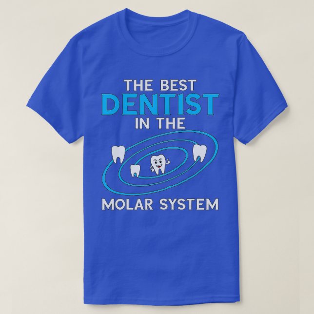 T-shirt Le Meilleur Dentiste Du Système Molaire Orthodonti (Design devant)