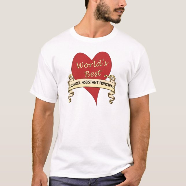 T-shirt Le meilleur directeur adjoint du monde (Devant)