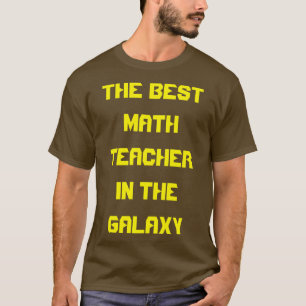 T-shirt Le Meilleur Enseignant En Mathématiques Dans La Ga