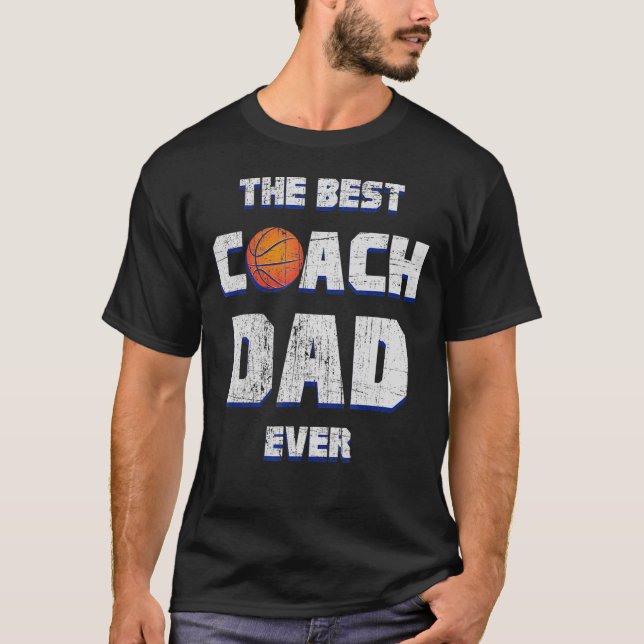 T-shirt Le Meilleur Entraîneur De Basket-Ball (Devant)