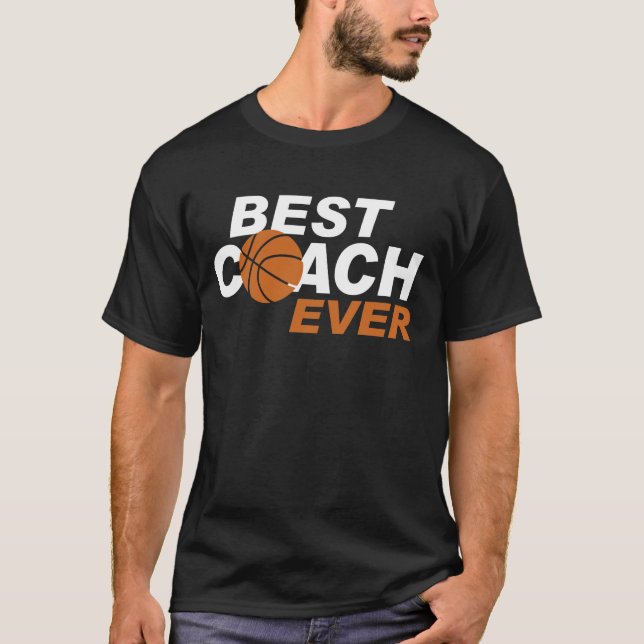 T-shirt le meilleur entraîneur jamais (Devant)