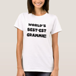 T-shirt Le Meilleur-est cadeaux noirs ou blancs de Grammie