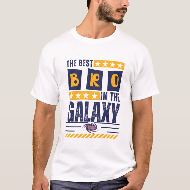 T-shirt Le Meilleur frère dans The Galaxy Essential, extra (Devant)