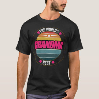 T-shirt le meilleur grand-mère rétro rodeo amadeus