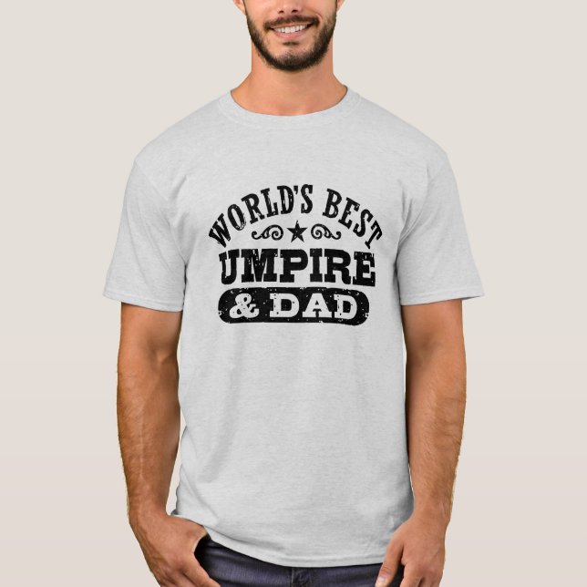 T-shirt Le meilleur juge-arbitre et père du monde (Devant)