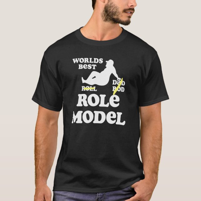 T-shirt Le meilleur modèle de rôle papa Bod (Devant)