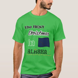 T-shirt Le meilleur Noël est en ALASKA