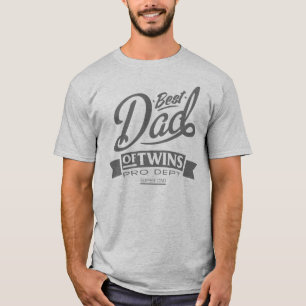 T-shirt Le meilleur papa des jumeaux pro Dept. Super Dad