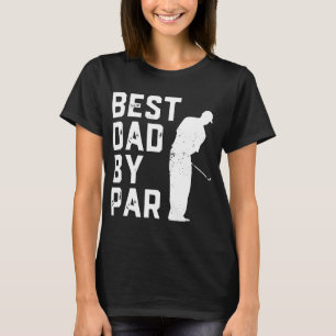 T-shirt le meilleur papa par le golf de pair