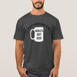 T-shirt Le meilleur patron du monde