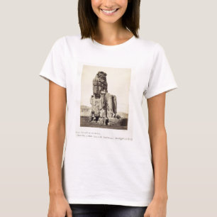 T-shirt "Le Memnon vocal", statue colossale d'Amenhotep I