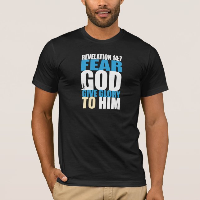 T-shirt Le message de trois anges (Devant)