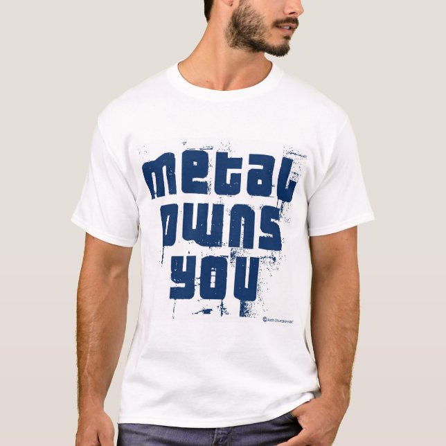 T-shirt Le métal vous possède (Devant)