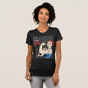 T-shirt Le #MeToo I ne sera pas plus faite taire chemise