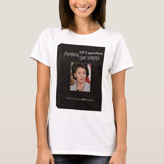 T-shirt Le meurtre Pelosi a écrit (Devant)
