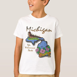T-shirt Le Michigan l'état Robin Apple de Wolverine