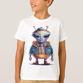 T-shirt Le mignon alien