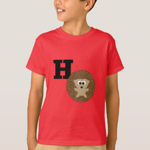 T-shirt Le mignon H est pour le hérisson