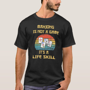 T-shirt Le mignon Mahjong est une habileté à vivre Jeu jui