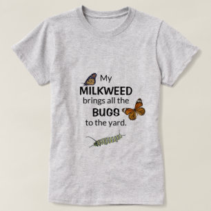 T-shirt Le Milkweed apporte des insectes à la chemise de