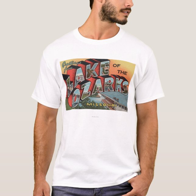 T-shirt Le Missouri - lac de l'Ozarks 2 (Devant)