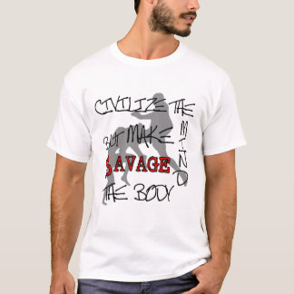 T-shirt Le MIXED MARTIAL ART civilisent l'esprit mais font