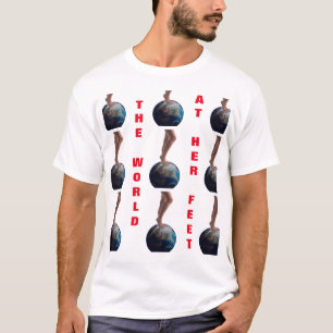 T-SHIRT LE MONDE À SES PIEDS