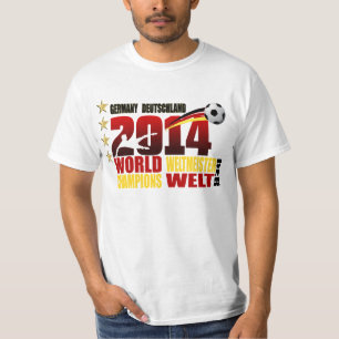T-shirt Le monde de l'Allemagne soutient le Deutschland