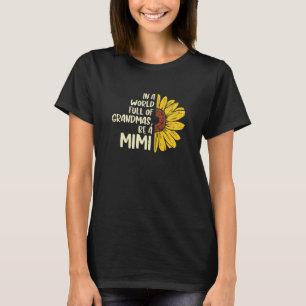 T-shirt Le Monde Du Tournesol Plein De Mamans Sois Une Mim