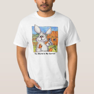 T-shirt Le Monde Est Ma Carotte ! Valeur T Chemise