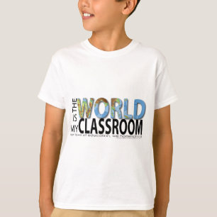 T-shirt Le monde est ma salle de classe