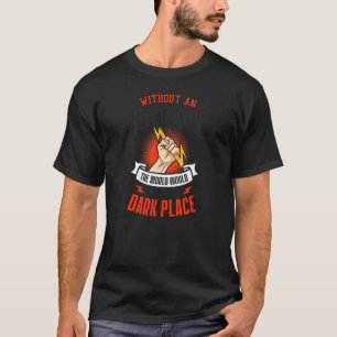 T-shirt Le Monde Serait Un Lieu Sombre De Travail Électric