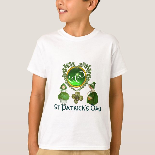 T-SHIRT LE MONOGRAMME DU COEUR CÉLTIQUE DE ST PATRICK (Devant)