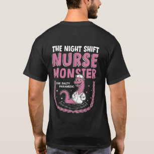 T-shirt Le monstre de l'infirmière de nuit