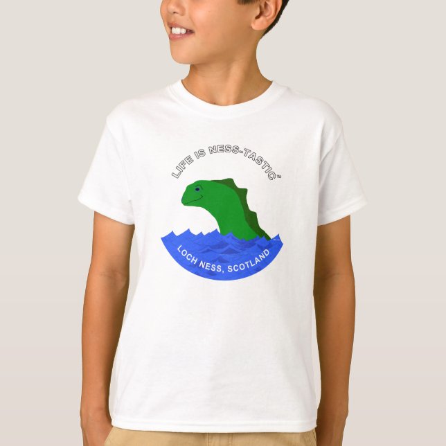 T-shirt Le monstre de Loch Ness va tastic ! (Devant)