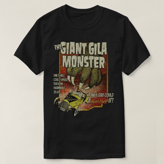 T-shirt Le Monstre géant Gila 1959 (Design devant)