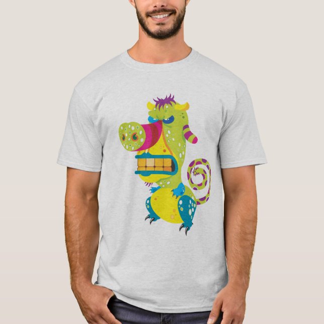 T-shirt Le monstre grincent (Devant)