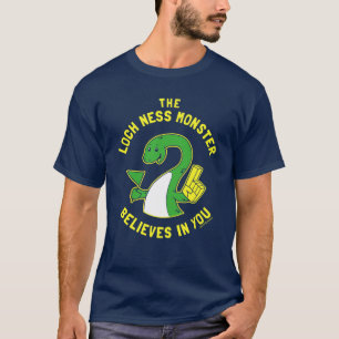 T-shirt Le Monstre Loch Ness Croit En Vous