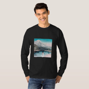 T-shirt Le Mont Fuji et le Snowman