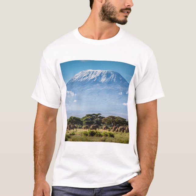 T-shirt Le mont Kilimandjaro (Devant)