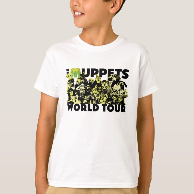 T-shirt Le Muppets World Tour - Light (Devant)